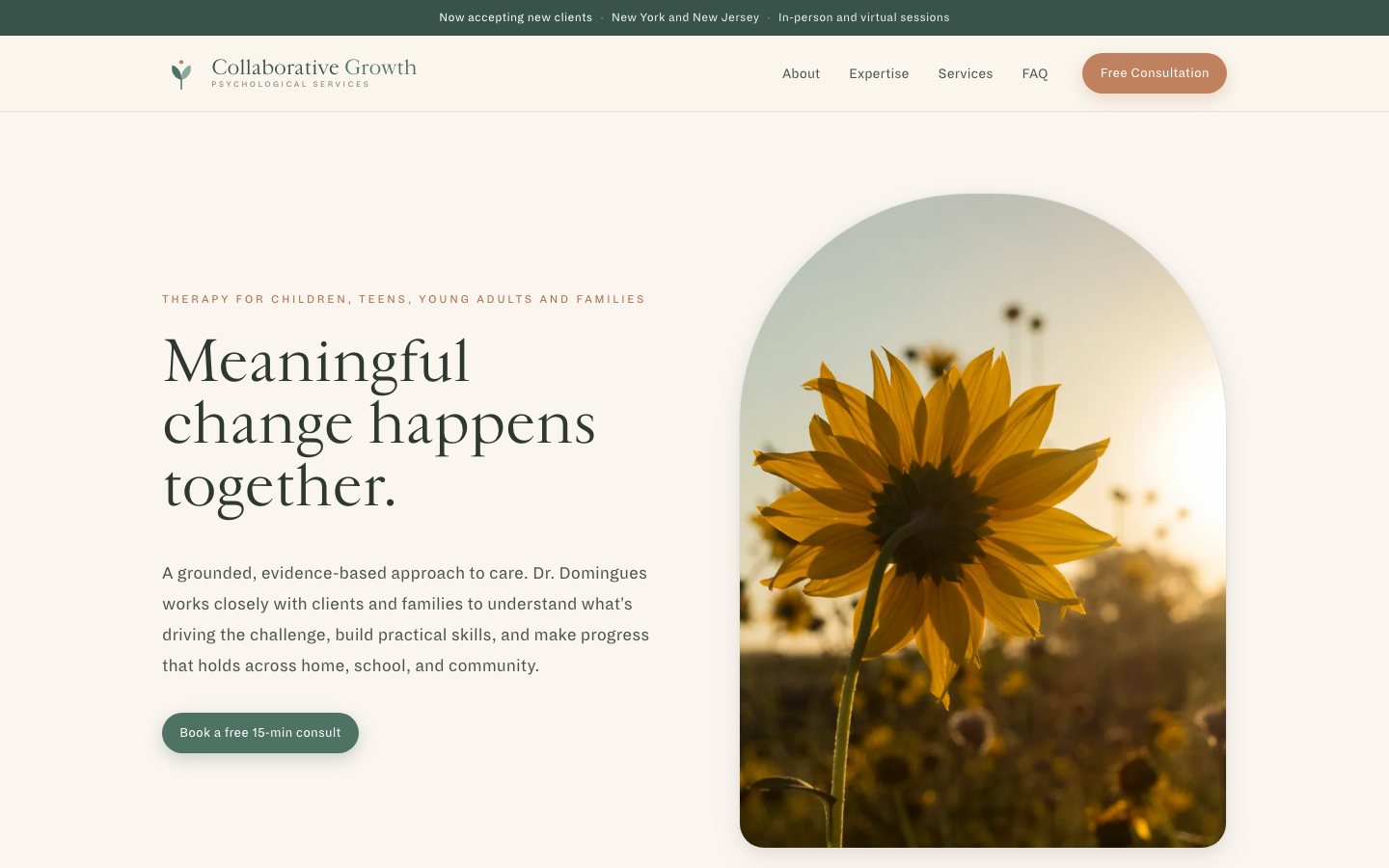 The Collaborative Growth website